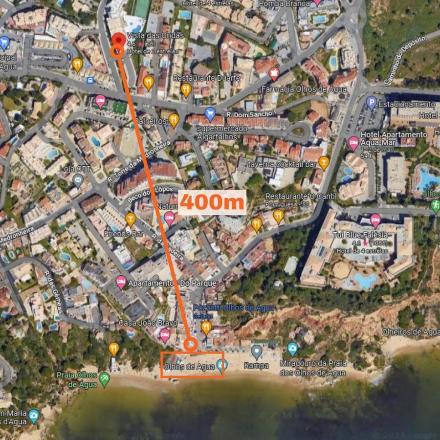 #107 T1 Vista Das Ondas By Home Holidays Albufeira Eksteriør billede